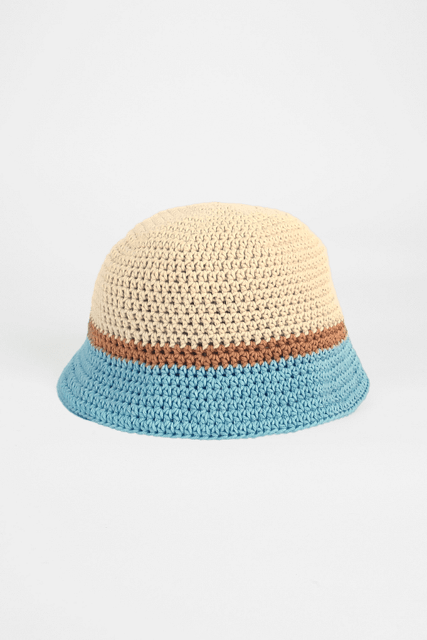 Mira Crochet Hat | Stripes Cotton 