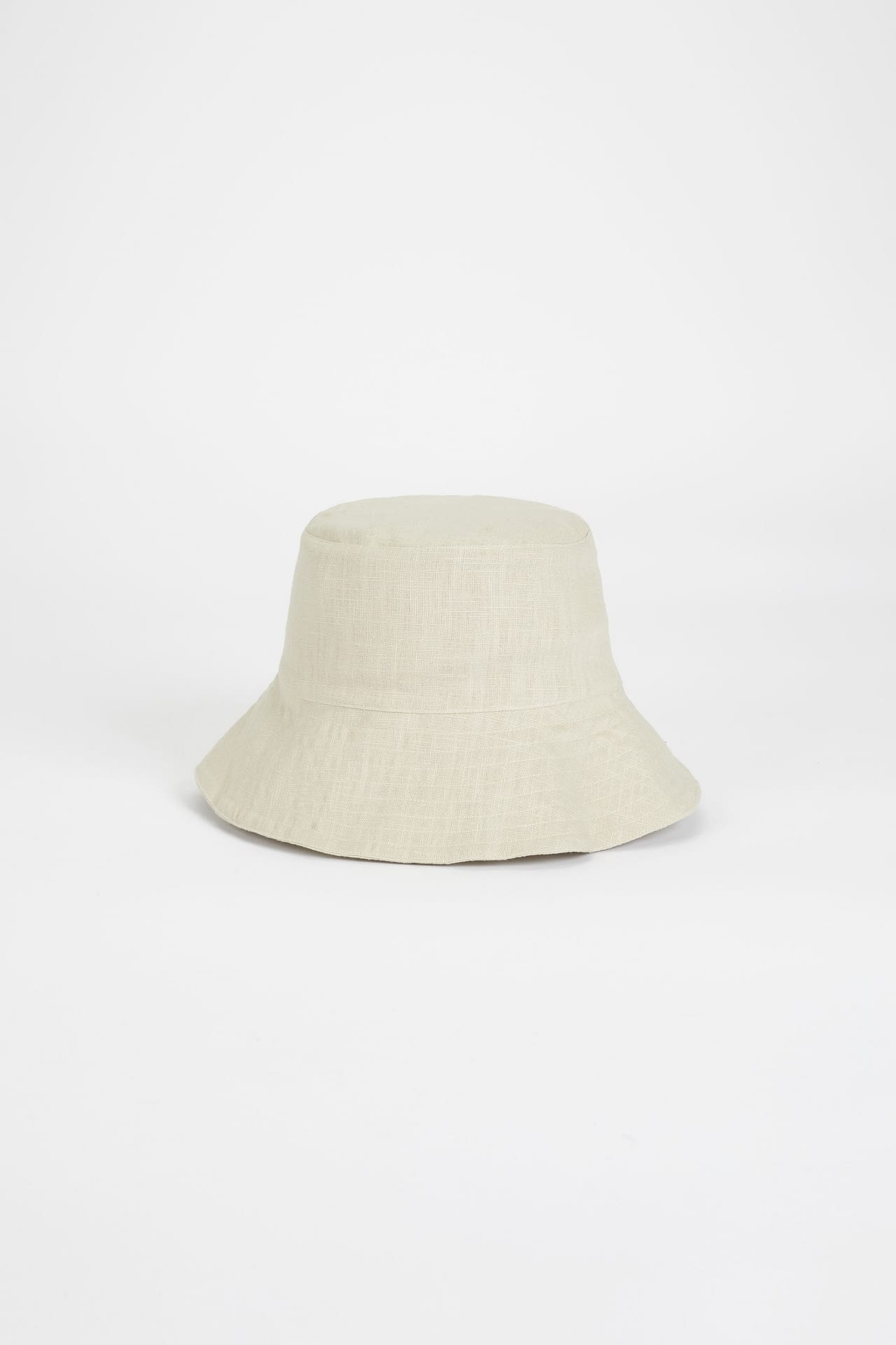 Our Alba Bucket Hat in Sand Linen