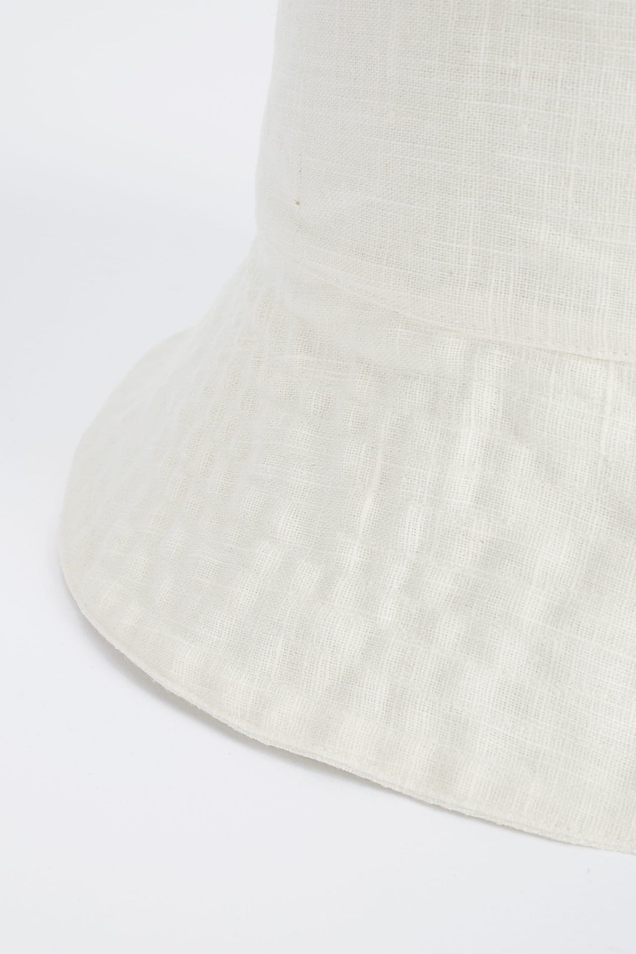 white canvas sun hat